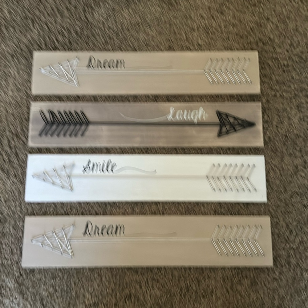 NEW never used Wall Art signs.
